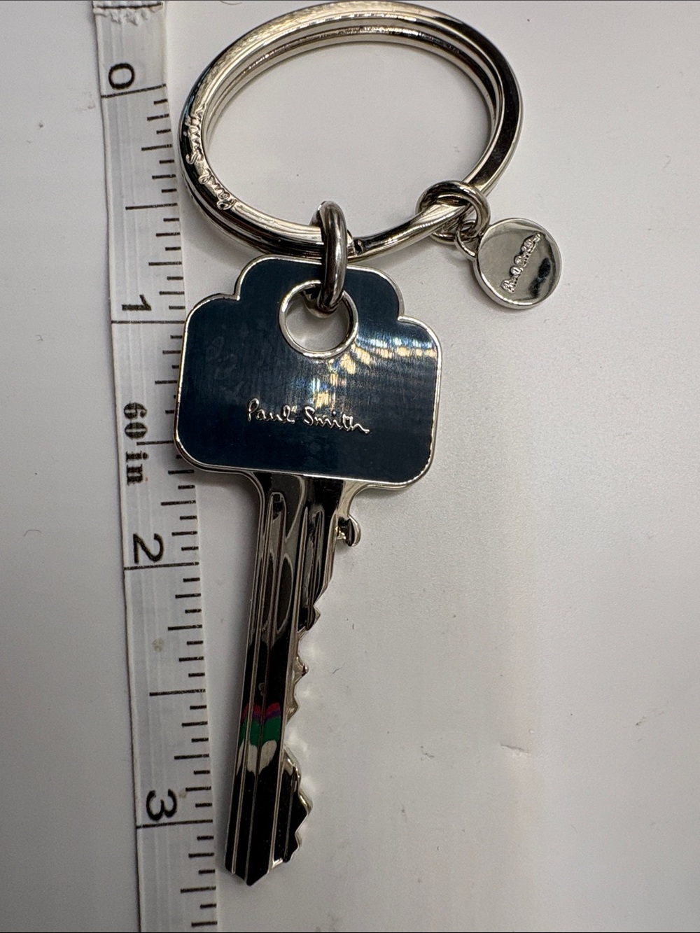 Paul Smith Silver Key Keyring